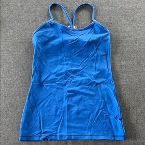 lululemon athletica flow Y Vibrant Blue Camisole
